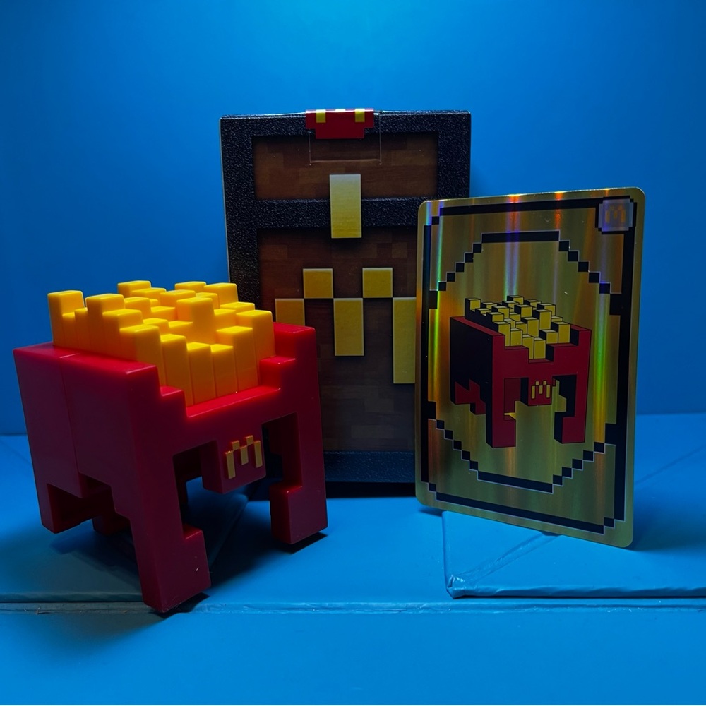 McDonald’s Adult Happy Meal - Minecraft Fry Helmet with card *Unused Code*